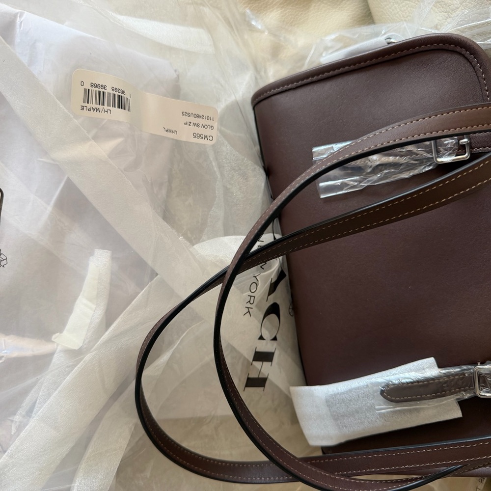 NWT Coach MAPLE SWING BAG Leather Shoulder Bag - Picture 3 of 5